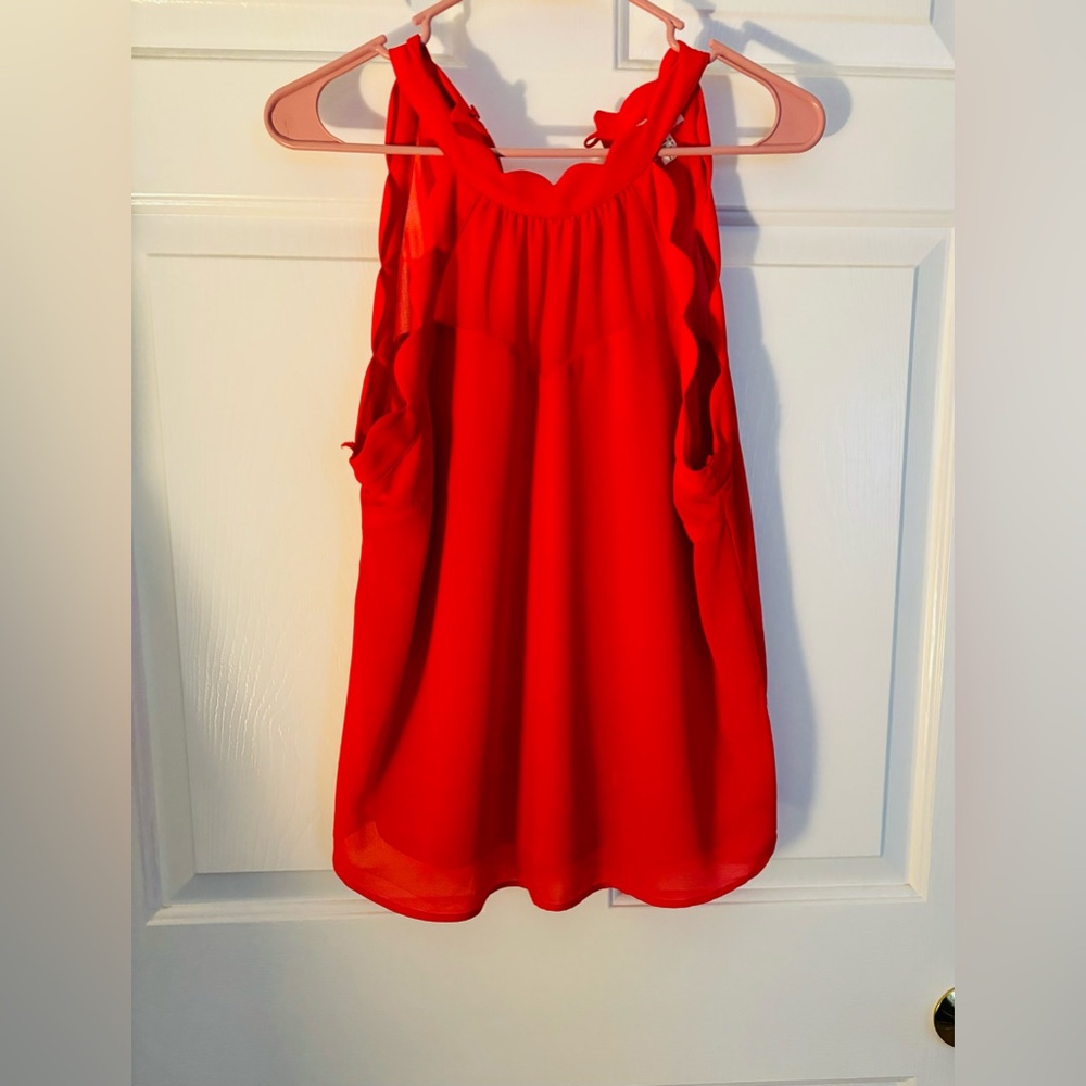 Monteau sleeveless blouse.